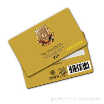 Barcode Membership Cards/PVC Plastic Barcode Card